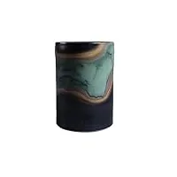 nouveau tabouret en céramique gradient créatif chinois tabouret de tambour en porcelaine pour villa jardin bureau de vente salle d'échantillon et décoration 43x30cm(color:cyan)